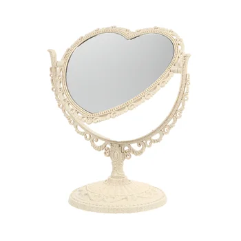 Винтажное настольное зеркало для макияжа, элегантное поворотное зеркало, 1 шт.