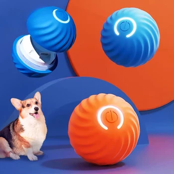 Гравитационный интеллектуальный прыгающий мяч Электрическая игрушка для кошек и собак Self Hi Pet Игрушечный мяч для собак Электрический интеллектуальный мяч для домашних животных