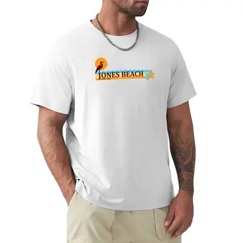 Джонс-Бич - Лонг-Айленд. Футболка Блузка тяжеловесные футболки аниме одежда мужские футболки с длинным рукавом