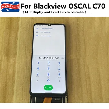 Для Blackview OSCAL C70 ЖК-дисплей и сенсорный экран в сборе Замена ЖК-дисплея для BLACKVIEW C70 + клей