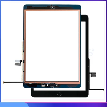 Для iPad 7 10.2 2019 A2197 A2198 iPad 8 2020 A2428 A2429 A2430 Сенсорная панель Дигитайзер Сенсорное Стекло Сенсорный Экран Кнопка Добавления