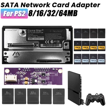 Для PS2 НОВЫЙ Адаптер Сетевой карты С Интерфейсом SATA Для Игровой Консоли PS2 SATA HDD Универсальный Адаптер Для Игровых Аксессуаров Playstation