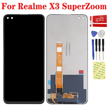 Для Realme X3 SuperZoom RMX2086 RMX2142 RMX2081 RMX2085 RMX2083 Модуль ЖК-дисплея Сенсорный Экран Дигитайзер Датчик В сборе