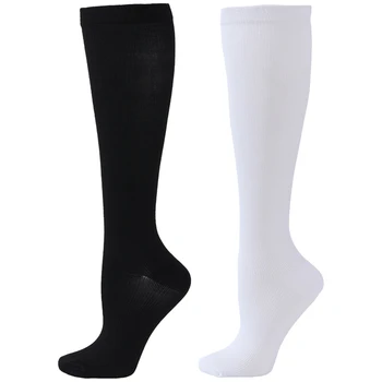 Женские Мужские компрессионные носки, мягкие 1 пара спортивных носков, S / M, поддерживающие чулки, Спортивные носки для бега/ходьбы/ езды на велосипеде