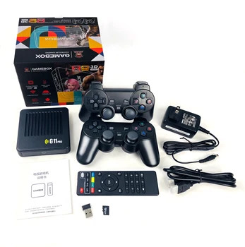 Игровая Приставка G11pro 4k Retro для видеоигр HD TV Game Dual OS Gamebox с беспроводным контроллером 2.4G