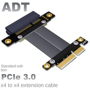 Изготовленный на заказ кабель-удлинитель PCI-E x4 Адаптер-удлинитель 4x PCIe 3.0 Изготовленный на заказ расширенный полноскоростной стабильный ADT