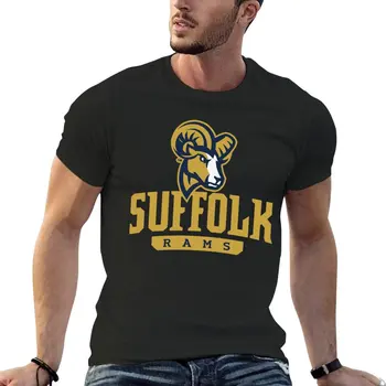 Классическая футболка Suffolk University, рубашка с животным принтом для мальчиков, футболка, короткий летний топ, мужские футболки