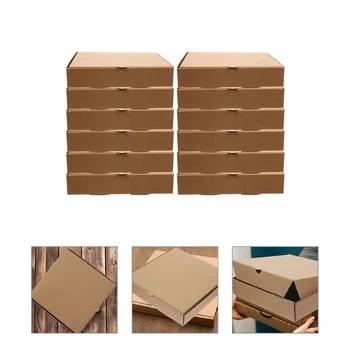 коробка для хранения пиццы на вынос из плотной бумаги, коробка для упаковки пиццы, коробка для доставки пиццы на вынос