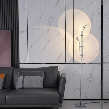 Минималистичный торшер Creative E Light Shadow Торшер для дивана в гостиной Итальянская художественная проекция Sunset Designer
