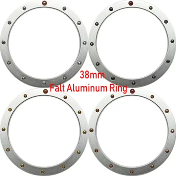 Модное плоское алюминиевое кольцо 38 мм с серебряной вставкой в безель для мужских механических часов SEIKO SKX007 SKX009 SRPD Abalone