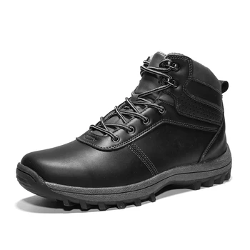 Мужские уличные треккинговые ботинки, водонепроницаемые дышащие охотничьи ботинки для альпинизма, походные ботинки, обувь