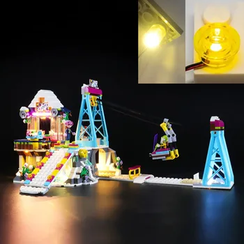 Набор USB-фонарей для конструктора Lego 41324 Snow Resort Ski Lift 41324 Blocks Building Set - (Модель LEGO В комплект не входит)