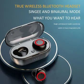 Наушники Bluetooth Y50 Tws In Ear Bluetooth 50 Спортивные стереокнопки для бега с микрофоном Беспроводные наушники