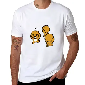 Новые друзья с KakaoTalk, привет! Райан (???? ? ???) 35 футболок, футболка оверсайз, футболка с графикой, одежда из аниме, мужские белые футболки