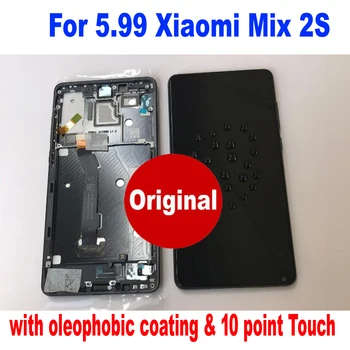 Оригинальный LTPro Лучший Для Xiaomi Mi Mix 2S mix2s IPS ЖК-дисплей с 10 Сенсорными Панелями, Дигитайзер Экрана в Сборе с Рамкой, Датчик Телефона