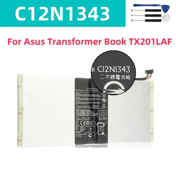 Оригинальный аккумулятор для ноутбука C12N1343 для Asus Transformer Book TX201LAF Batteria + бесплатные инструменты