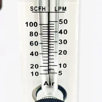 Расходомер Газа Jingyao Instrument LZT-M с Высокой Точностью 5-50 л/мин, Панель из Органического Стекла, Кислород Воздуха, Азот