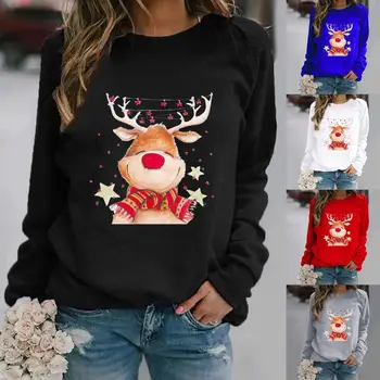 Рождественские мультфильмы, женский свитер, зимние женские свитера с длинным рукавом, домашний костюм, женские свитера, модный свитер, женский джемпер