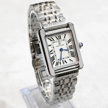 Роскошные квадратные часы PABLO RAEZ для женщин, высококачественные модные повседневные наручные часы Reloj Mujer из нержавеющей стали, синяя стрелка с тонким циферблатом.