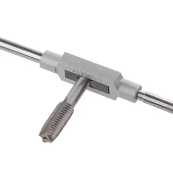 Ручной метчик M3-M12 с квадратной ручкой и набором прямых канавок для нарезания внутренней резьбы