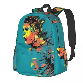 Рюкзак с принтом Роналду, футбольные спортивные Стильные рюкзаки Унисекс, дышащие школьные сумки в уличном стиле, Дизайнерский рюкзак