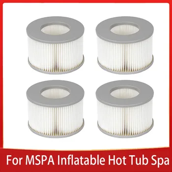 сменный фильтр MSPA 4шт Надувная гидромассажная ванна для очистки картриджа фильтра Mspa для фильтрации воды