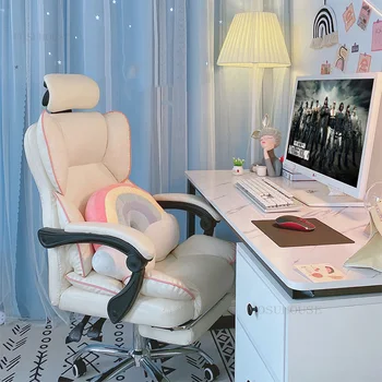 Современные минималистичные офисные стулья, Офисная мебель, поворотный игровой стул, Домашняя Удобная спинка, кресло для отдыха MC