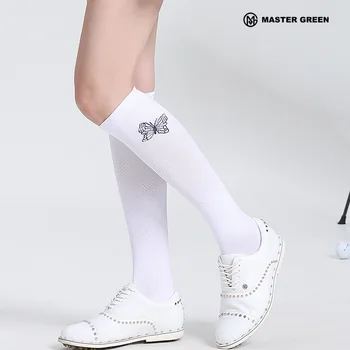 Солнцезащитные гольфы до колена в спортивном стиле, Женские хлопковые удобные дышащие длинные носки, спортивные гольфы для тенниса