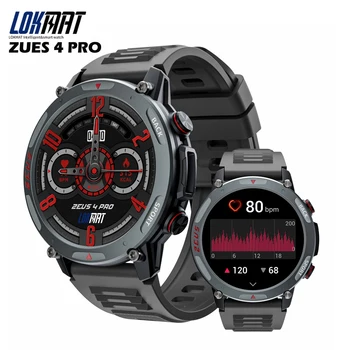 Спортивные Смарт-часы LOKMAT ZUES 4 PRO с 1,43-Дюймовым AMOLED-Полноэкранным Сенсорным Экраном, Фитнес-Трекер IP68, Водонепроницаемые Смарт-часы с Bluetooth-вызовом