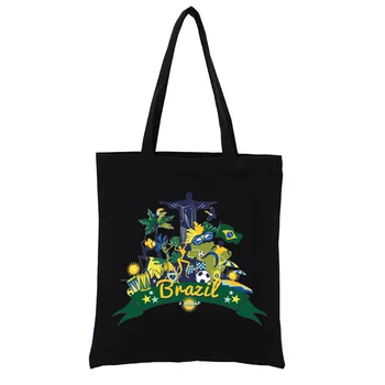 Традиционная бразильская холщовая сумка, женские сумки, модные тканые сумки-тоут, эстетичная сумка-тоут, повседневные сумки, забавные покупки для покупателей