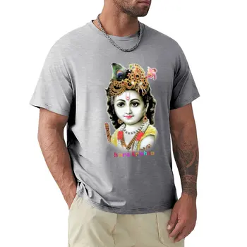 Футболка Lord Krishna kawaii clothes для мальчиков с животным принтом и графикой, мужские винтажные футболки