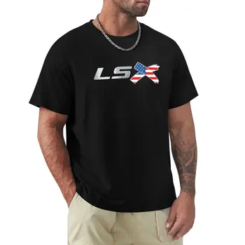 Футболка LSX Chrome 427 Bald Eagle Power USA, таможенные топы нового выпуска, забавные футболки для мужчин
