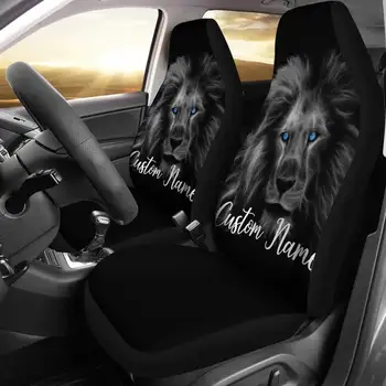 Чехлы для автомобильных сидений Lion (комплект из 2) - Универсальные чехлы для передних сидений автомобилей и внедорожников Lion - Защита сидений на заказ - Автомобильный аксессуар