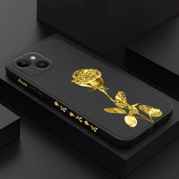 Чехол для телефона Golden Rose Для iPhone 15 14 13 12 11 X XR XS SE2 SE2020 8 7 6 6S Plus Pro Max Mini Силиконовый Чехол