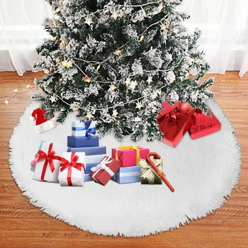 Юбка для рождественской елки Белая, 121,92 см Платье для белоснежной елки Рождественское платье подходит для рождественского отеля shopping center